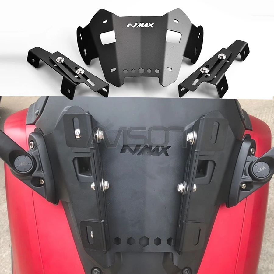 Запчасти для мотоциклов YAMAHA NMAX 155 2021 Модифицированная подставка бокового зеркала крепление заднего вида Фиксированный
