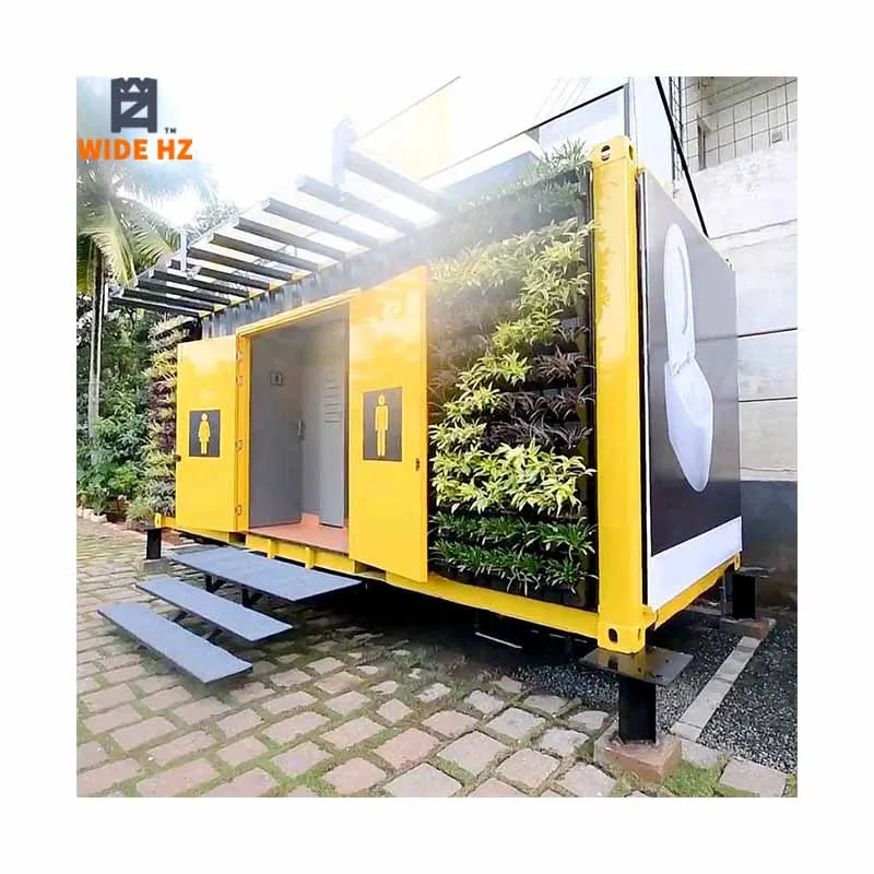 Prefabricated Men & Women WC containers Portable toilet prefab mobile restroom sanitary custom container toilet