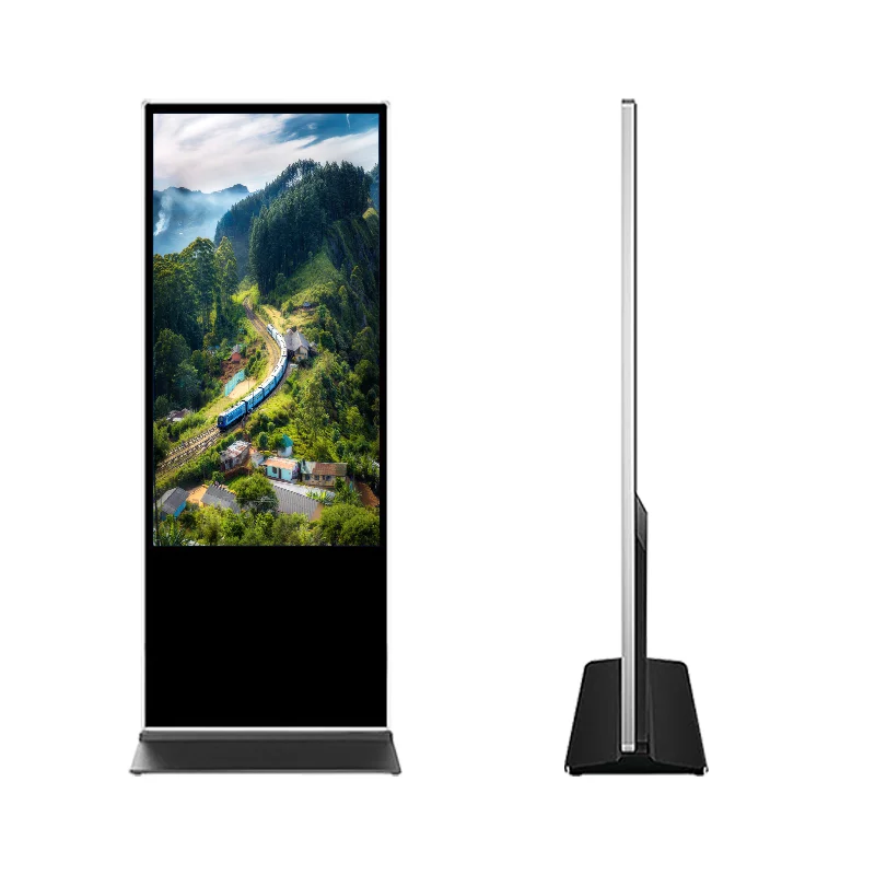 43 49 55 65 дюймов Напольный вертикальный ЖК-дисплей вертикальный инфракрасный сенсорный экран Full Hd интерактивный рекламный цифровой дисплей