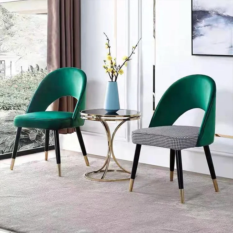 Commercial restaurant modern stainless steel high chair dining bar stool