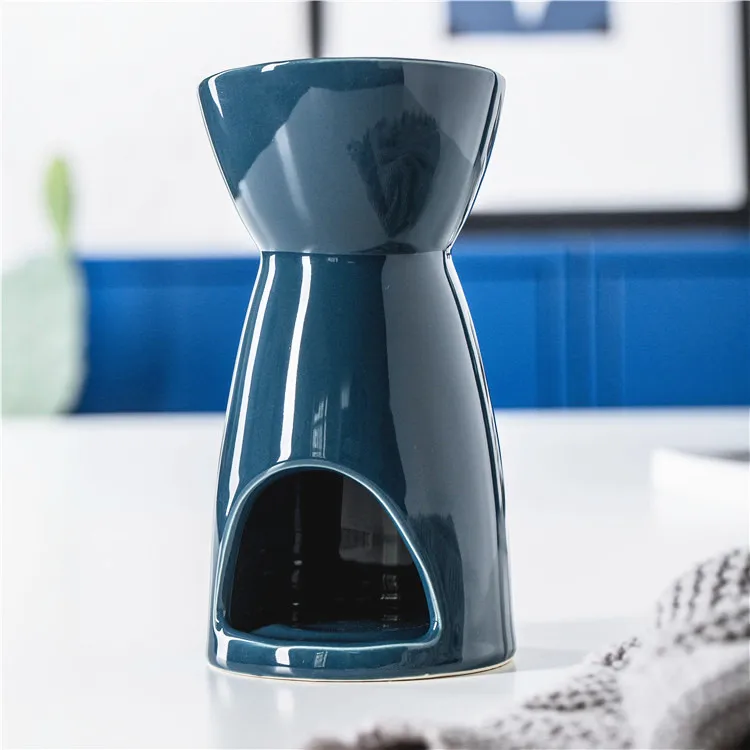 Hot sale wholesale best quality hotel decoration pieces home decor ceramic aromatherapy oil burner for tealight candles