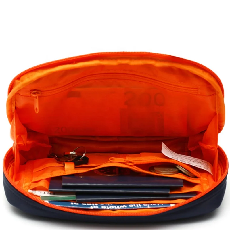 Travel Passport Holder Credit Card Document Organizer