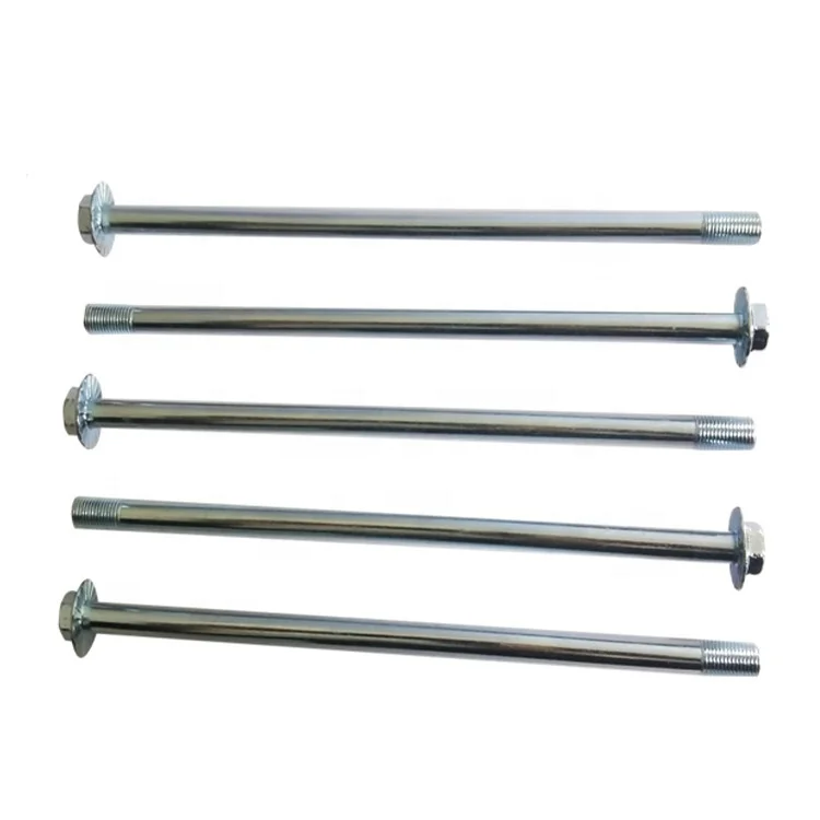 Extended Flange Bolt Screw External Hexagonal Flange Surface Screw Blue White Zinc Half Thread Bolt