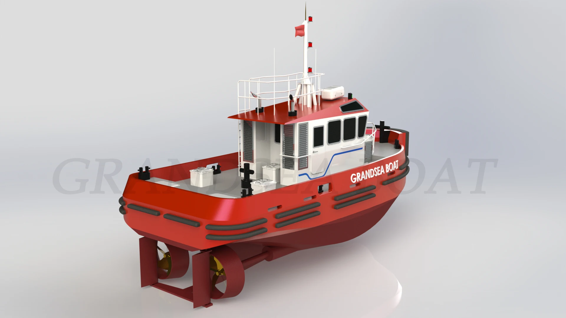 Grandsea 12m/40ft Aluminum Boat Tug boat and Work Boat for sale