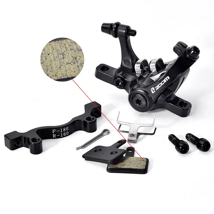 Cheap Bicycle Mechanical Disc Brake Calipers Zoom Ball Bearing Bilateral Brake Calipers For MTB Road Bike