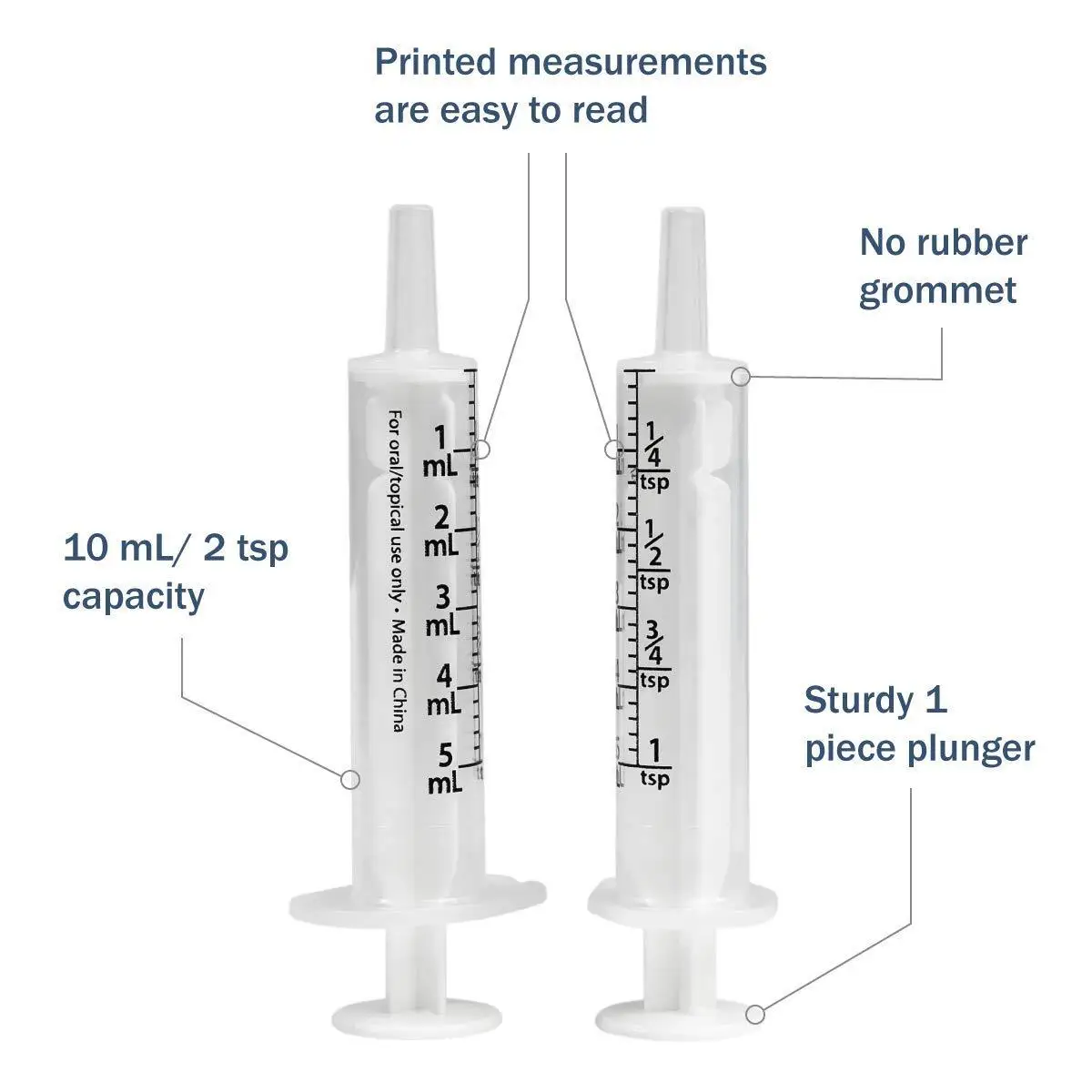 Pet Veterinary Supplier Large Capacity Syringe for Veterinary Use Medical Instrument Supply for Pets