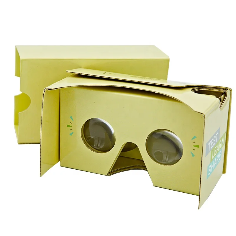 Custom Printed Paper 3D Glasses Virtual Reality Google Cardboard Vr Glass for Android /IOS