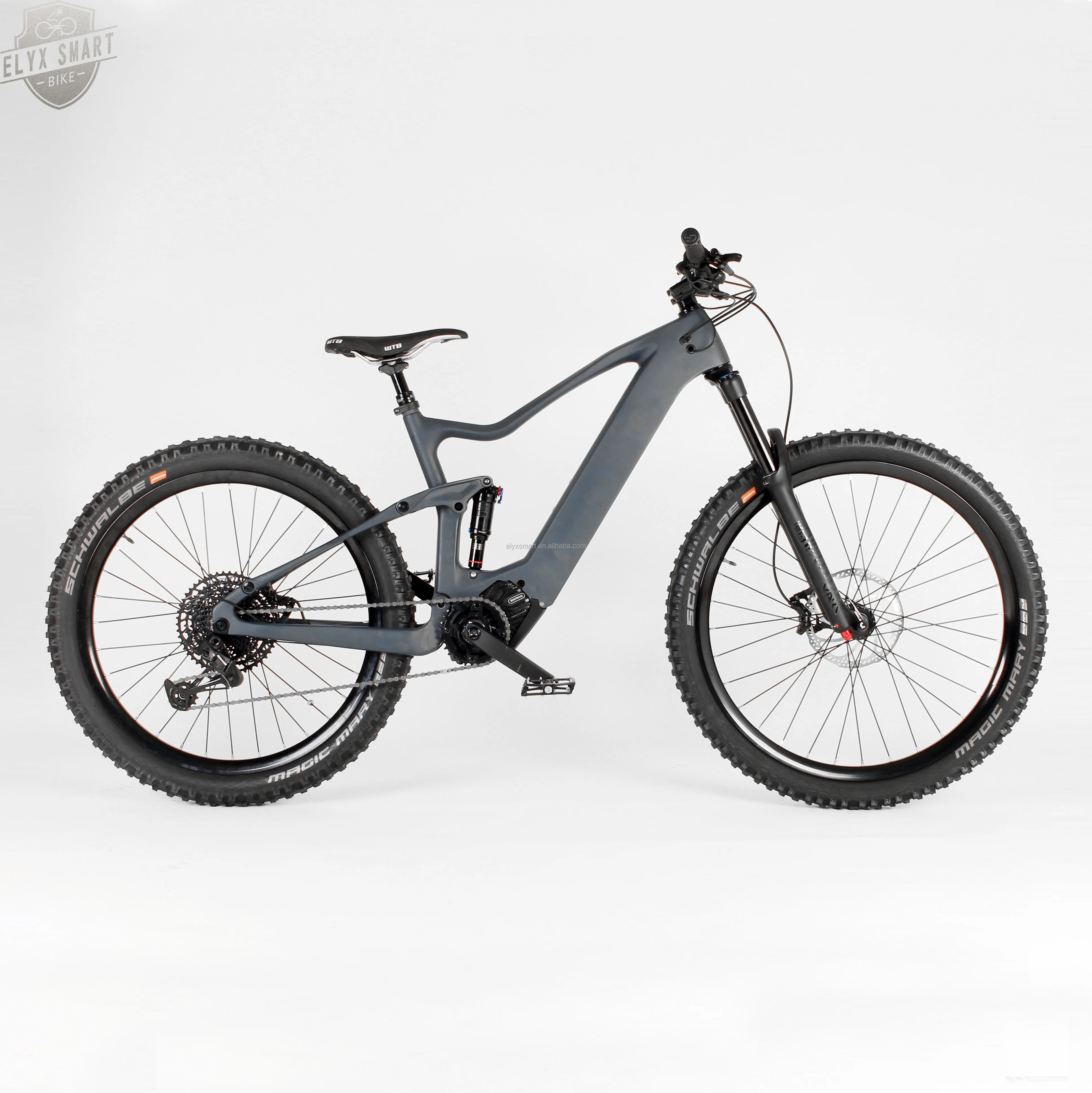 Высококачественный карбоновый велосипед Rockshox с полной подвеской 29er горный 45 км/ч Bafang Mid Drive 500 Вт Электрический