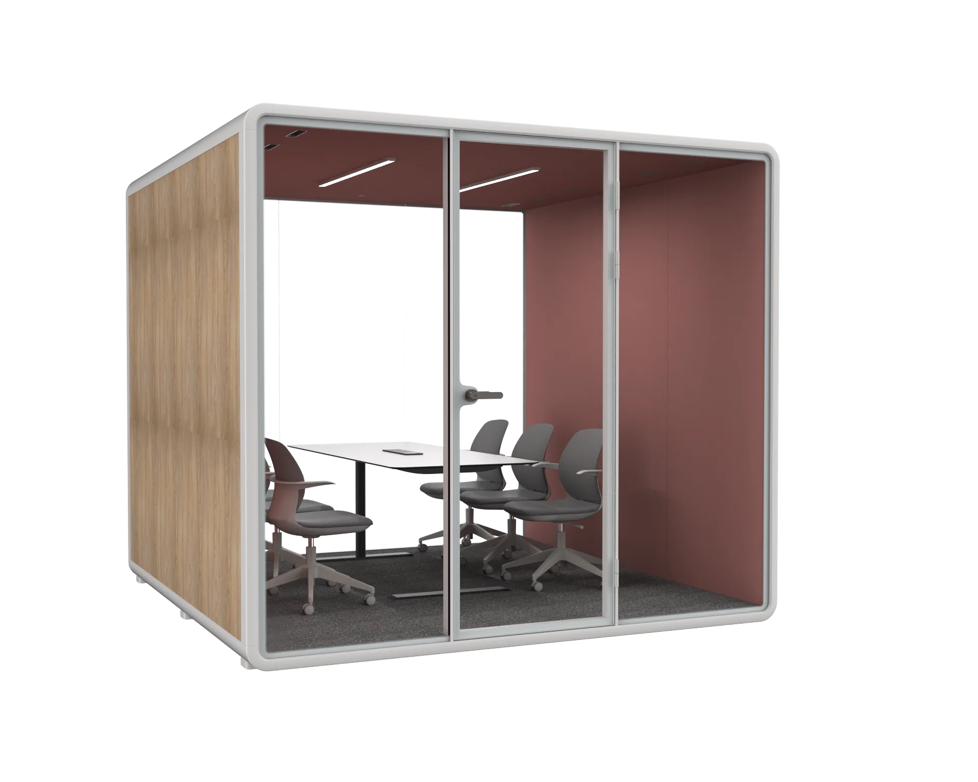 Mobile telephone beautiful soundproof live room Mute office portable booth sound pod proof tiny house
