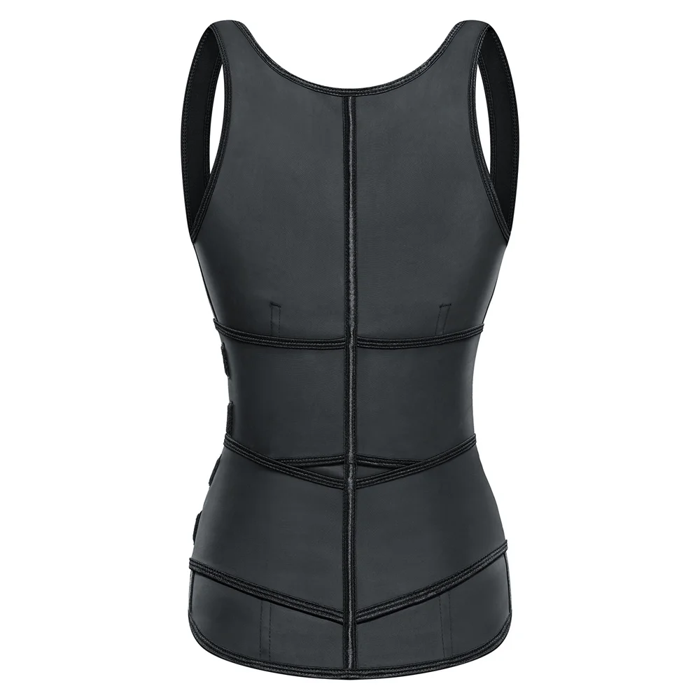 Promotion High Quality Women Latex Corset Abdomen Tummy Shaper Vest Shapewear