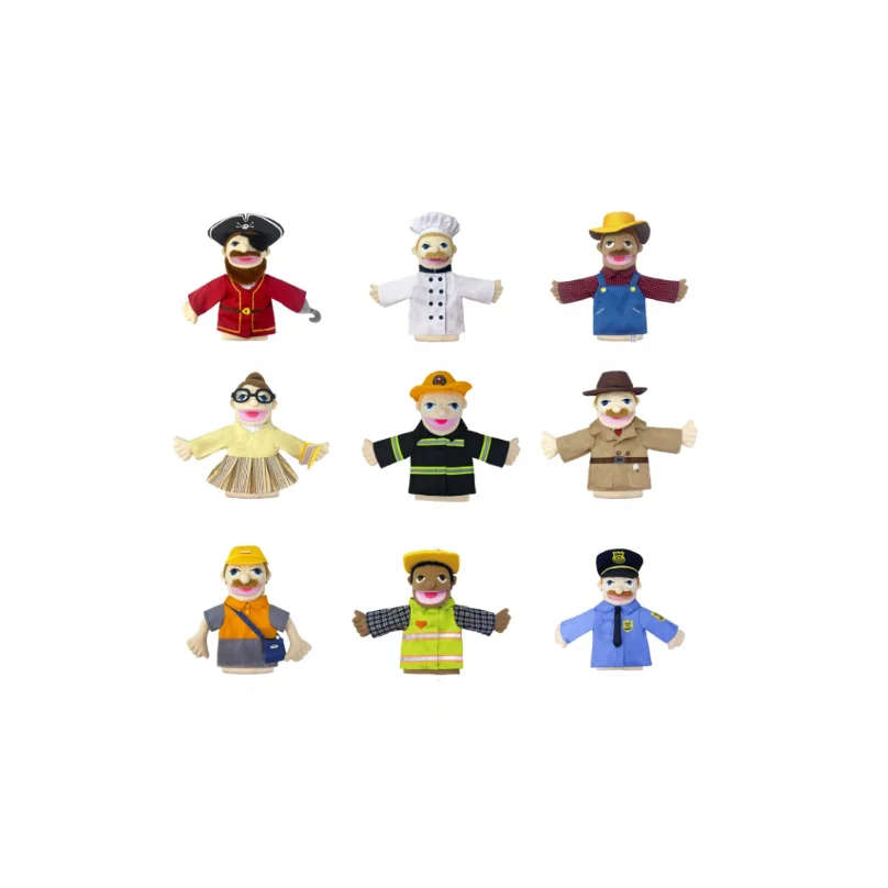 Hand Puppet Toy Unisex Interactive Stuffed Toys Adults Kids Festive Gifts Weddings Teaching Children