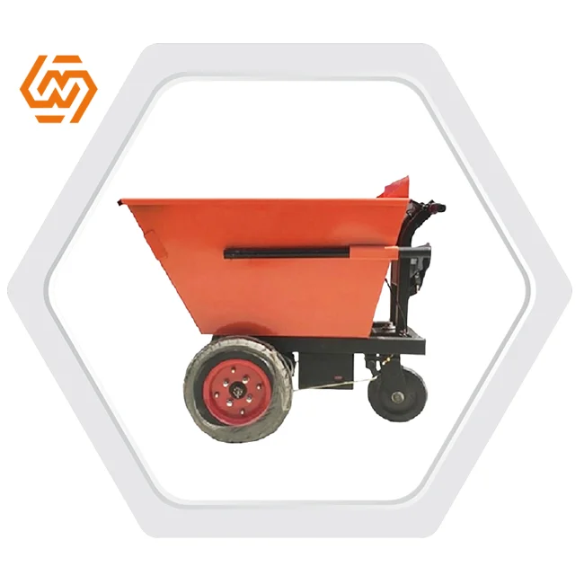 Invech Electric Trolley For Handling Cement,Sand And Clay Bricks For Site Operation Car Tipper