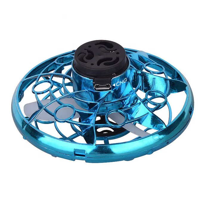 2024 UFO flying toy LED luminous gyroscope magic flying ball spinner interactive baby toys