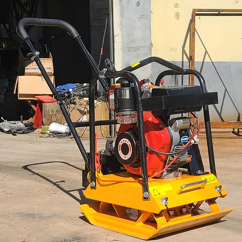 6.5hp tamper rammer vibration 100plate compactor   diesel  reversible plate compactor 	 120 kg vibrating plate compactor