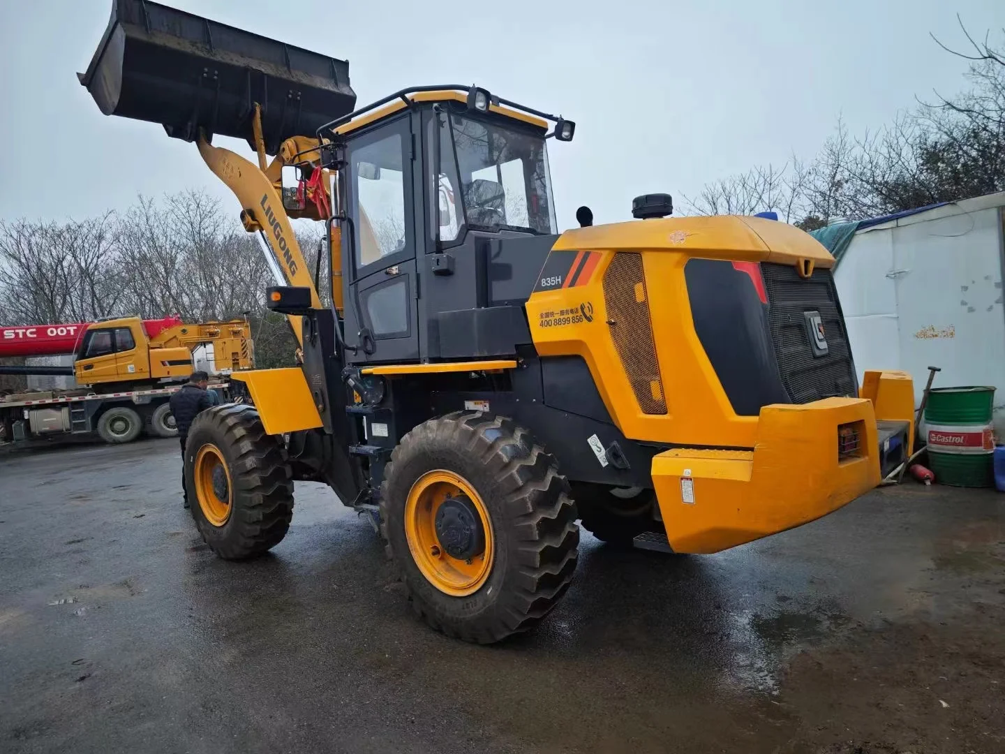 Liugong 836 погрузчик 3-тонный фронтальный на продажу Подержанный Погрузчик liugong