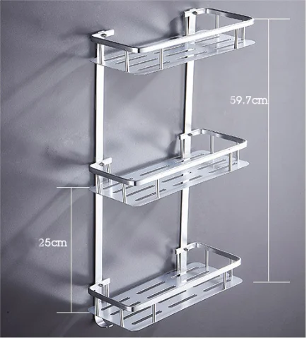 Triangle Bathroom Wall Rack Stainless Steel Bathroom Corner Towel Rack