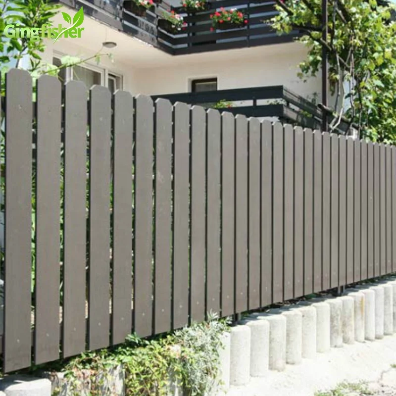 Cheap Wood Plastic Composite WPC Fence Panels Different Design Choice