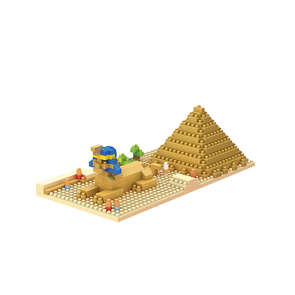 8406-8409 Mini World Famous Buildings Model Nano Blocks Creation Gifts Micro Building Block Sets Children Educational Toys Kids