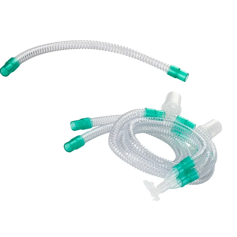 Disposable Reinforced anesthesia breathing circuit expandable  corrugated Smoothbore Breathing tube for adult children