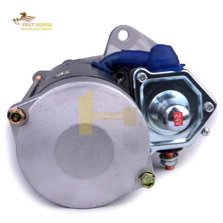 Excavator Parts 24V 8.5KW Motor Starter 3939303 3965284 3921403 3910644 3906752 5267909 for Cummins Diesel Engine 6BT 6CT 6CT8.3