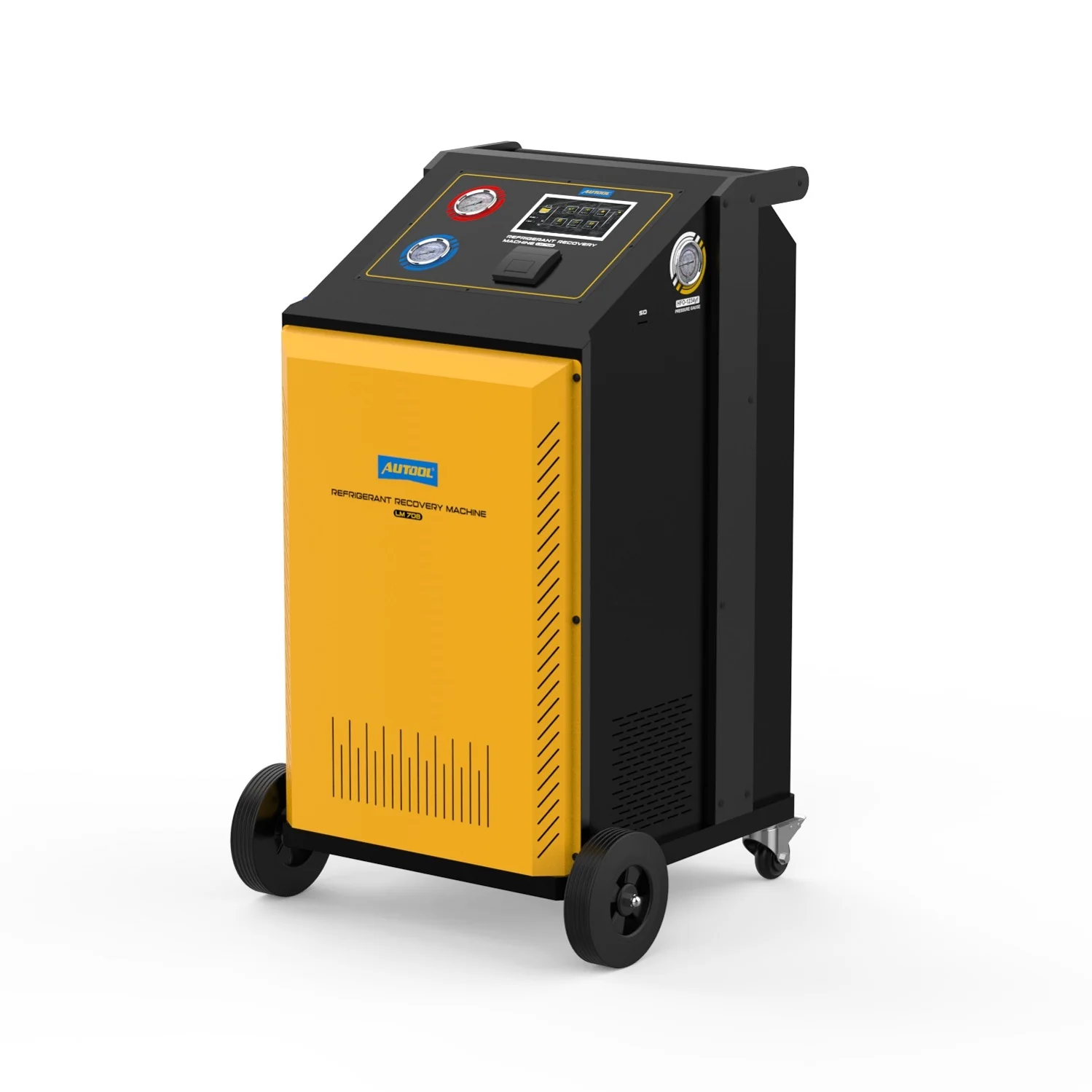 LM708 220v AUTOOL Car refrigerant charing recovery filling machine Double cylinder