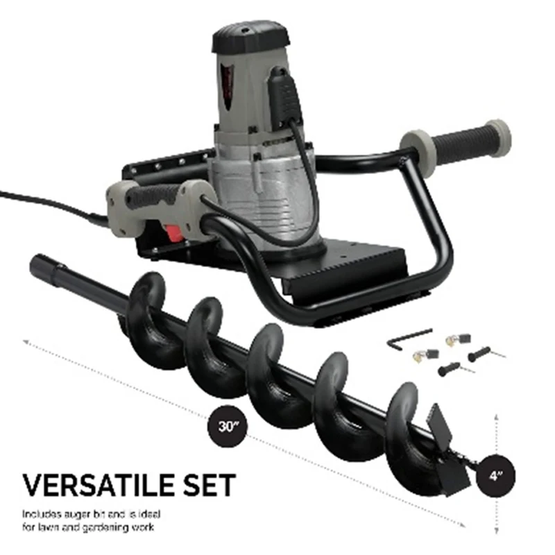 
LUTOOL Hand Propelled power electric Earth Auger Tank Engine tool machine 