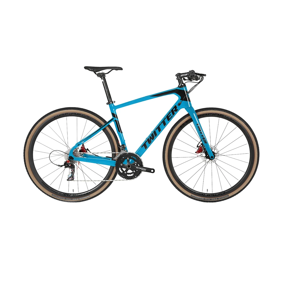 twitter gravel bike RS 22speed groupset frame carbon gravel bike carbon bicycles 2022 chromoly size 56 54 44