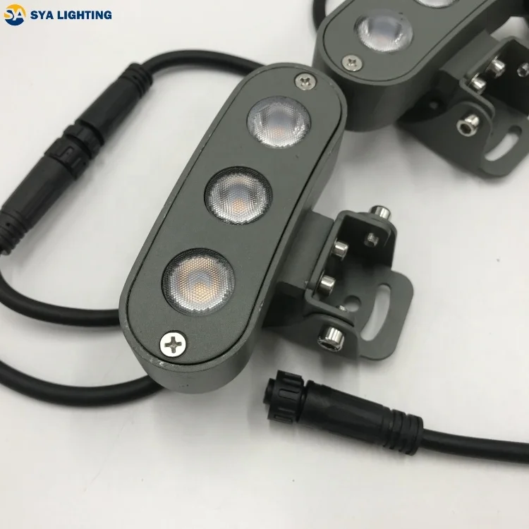 SYA-805 RGBW Hotel Exterior Facade Wall Light Outdoor Tree Hugger IP66 DMX512 Control Led Wall Washer Lighting