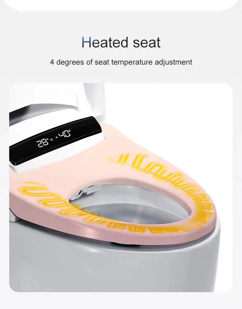 Bathroom Luxury Sensor Automatic Flush Wc Bidet Ceramic Floor One Piece Intelligent Smart Toilet Bowl