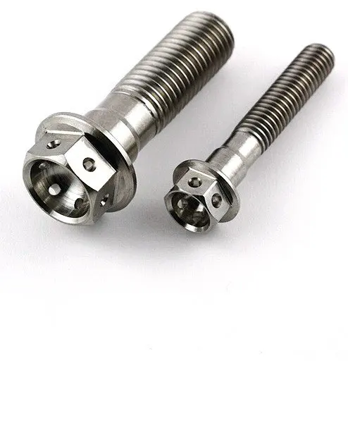 gr5 titanium flange bolt DIN 6921 M5 M6 M8 M10 for motorcycle