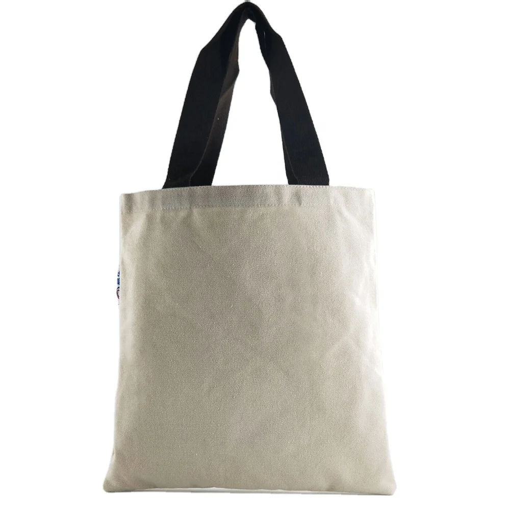 Customized recyclable colorful printing OEM cotton tote canvas shopping bag