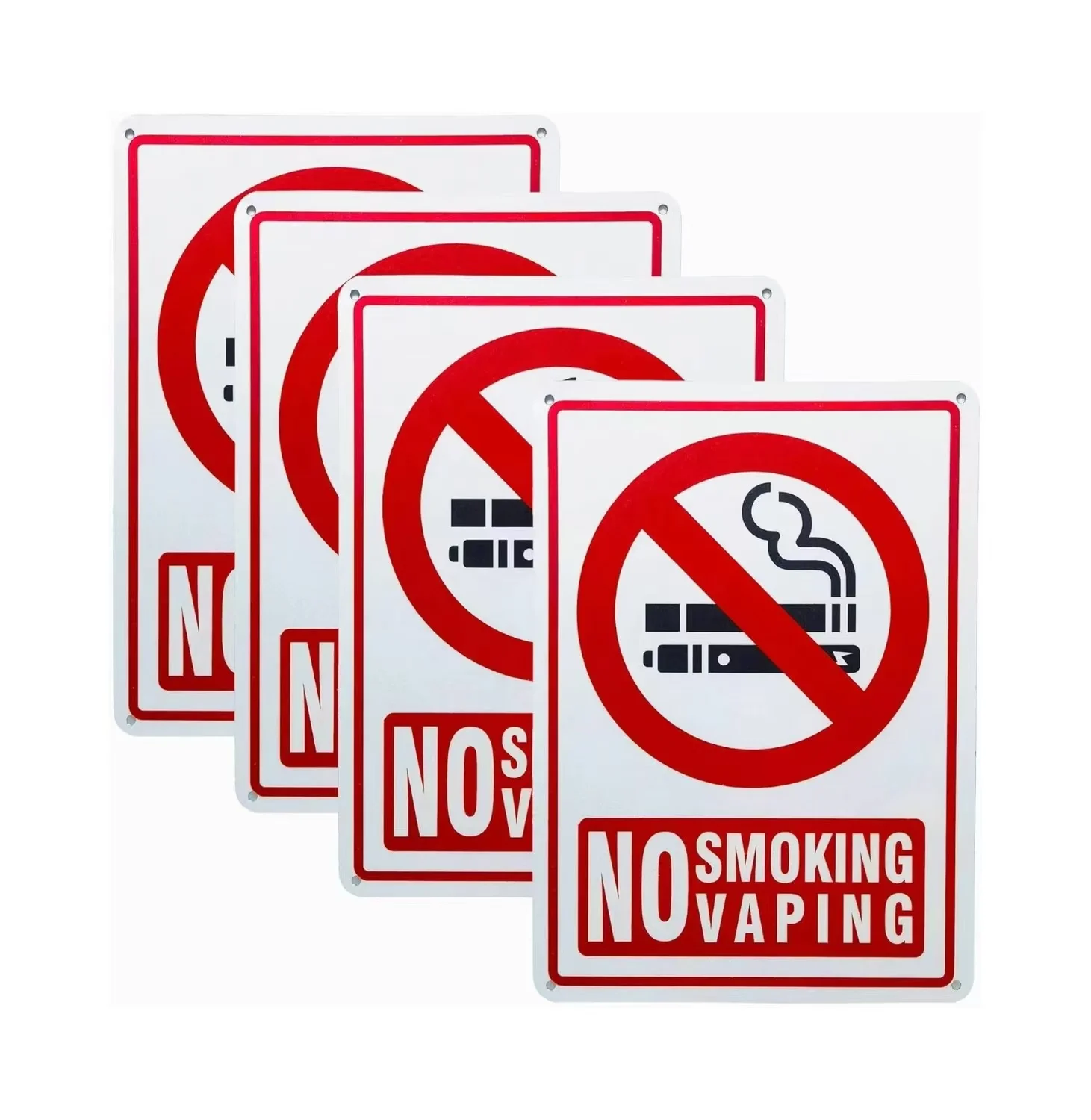 NEW NEW NEW Securun Factory No Smoking Signs 10*7 inches Aluminum Customized Sign For Business