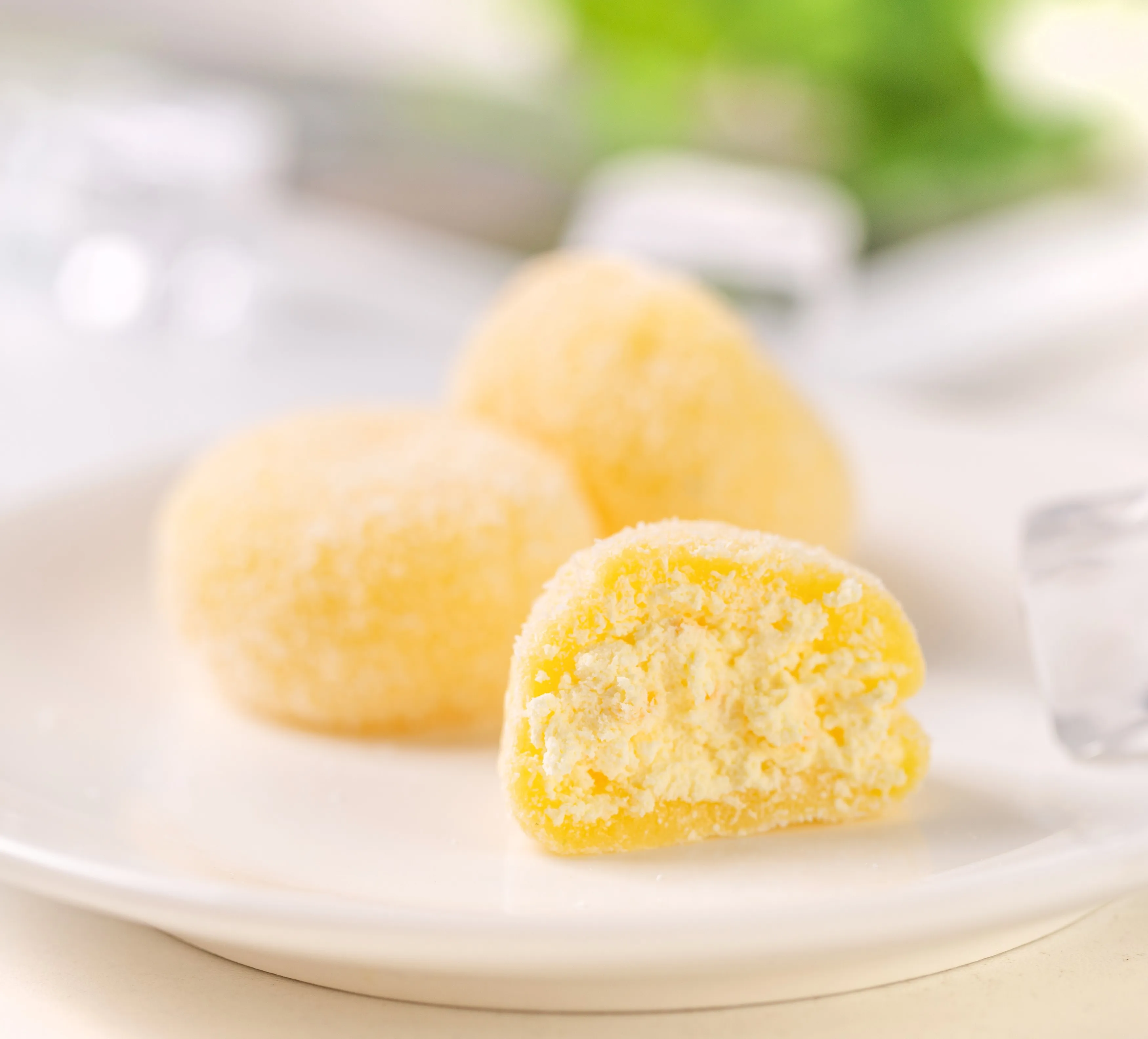 Daifuku со вкусом маття и Кремовым наполнителем Японские популярные десерты Дафу мочи закуска