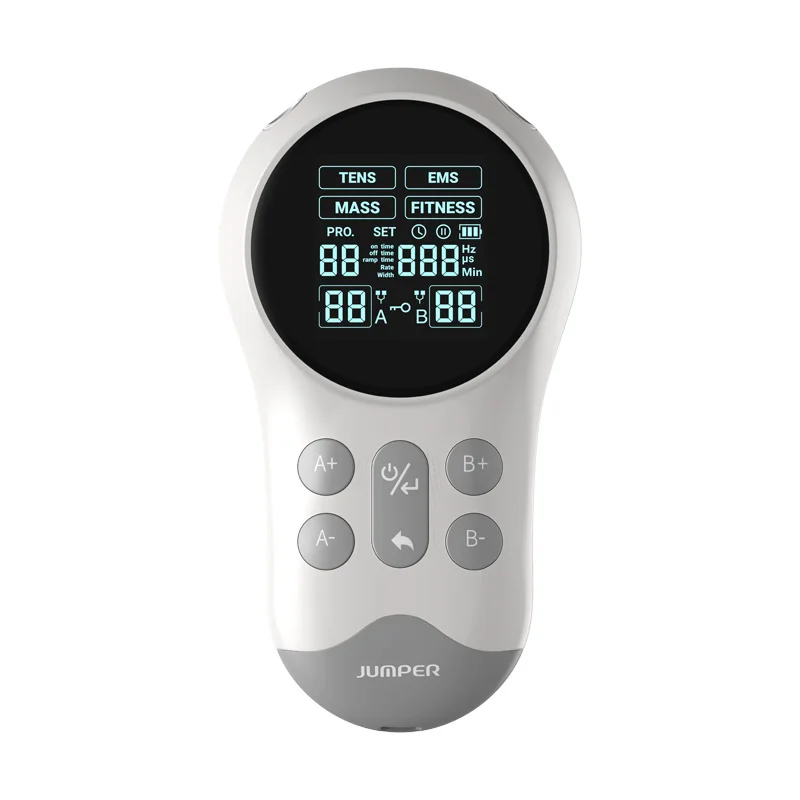 JUMPER LPB12 Dual Channels Physiotherapy Relief the Pain Muscle Stimulator 4 In1 Fitness Massage EMS TENS Unit