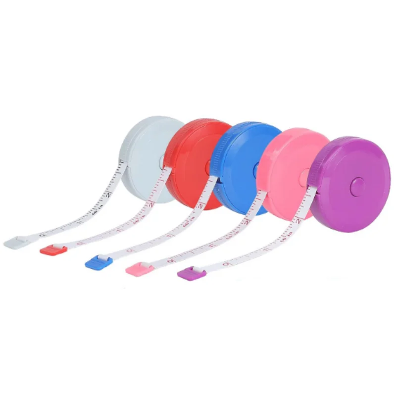 Custom Logo 60-Inch/150cm Double-Scale Metric Tape Measure ,for Body Measuring Sewing