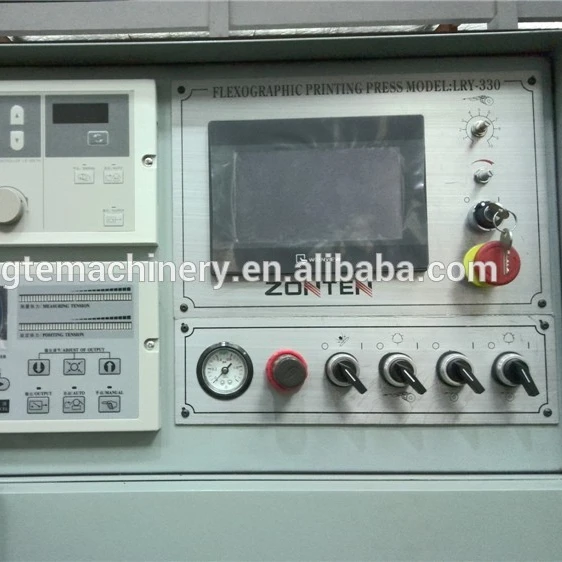 hot sale new product stick label 6 color flexo printing machine with die cut