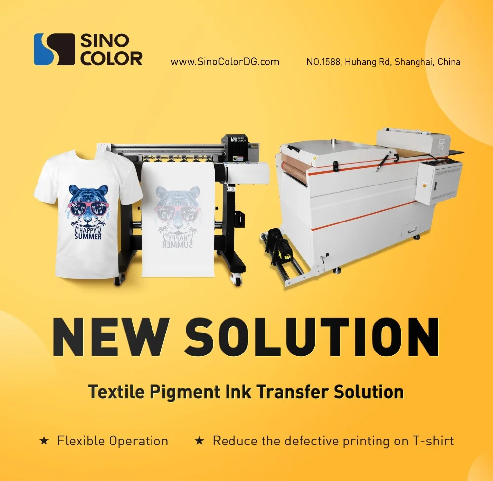 Commercial Superior Quality Double Heads Large Format DTF PET Film Imoresoras Direct to Garment Printer Powder Treating Machine