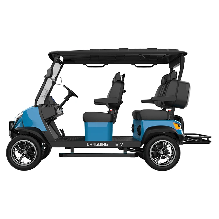 Modern Lead Acid Battery 4 Person Electric Golf Cart Buggy 4 Seater Electric Golf Car For Sale