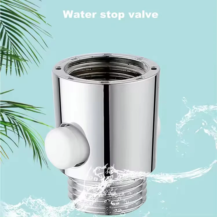 ABS mold making for Chrome Bathroom Shower Flow One Key Water Stop Valve Shower One-Button Water Stop Valve
