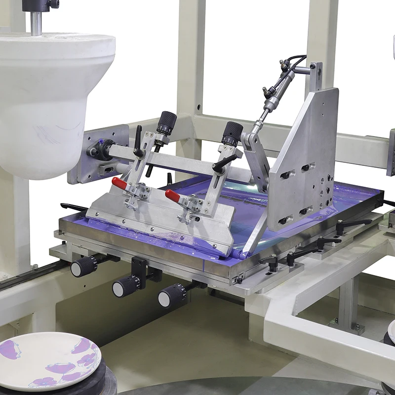 Ceramic Three Color Pad Printer Printing Machine for Dishes, Bowls, Saucer, Plates and Ceramic Tray Servo