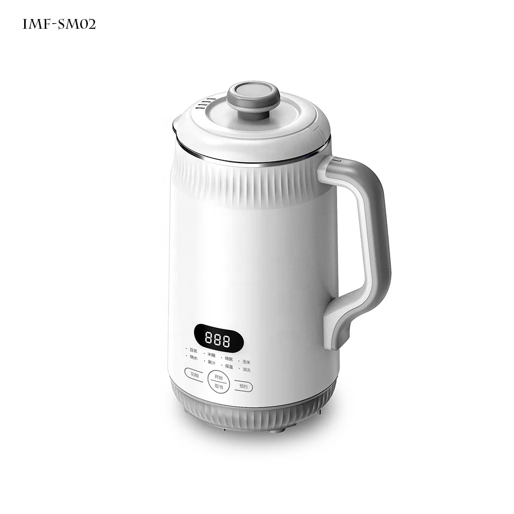 imichef 800W 0.8L High Power Customized Steel Stainless Mini Soybean Milk Blender Machine Auto Soy Bean Maker Soymilk Maker