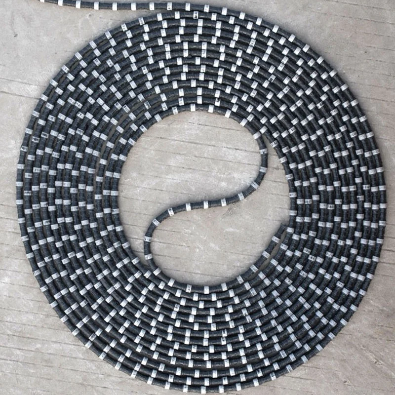 8.8 mm fast cutting rope quarry diamond wire saw for cutting qaurry