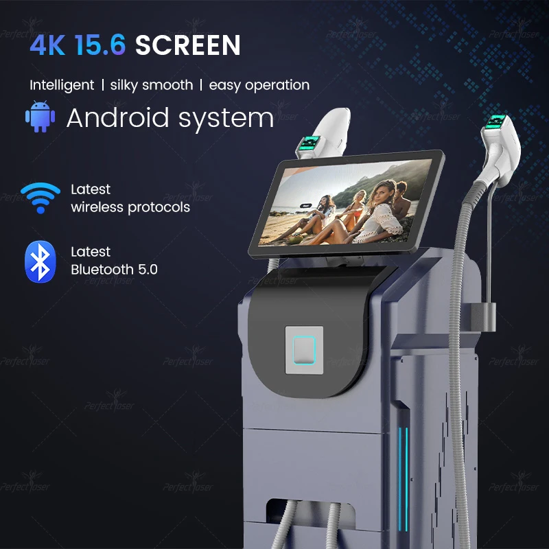 Perfectlaser Oem 2 In 1 Multifunctional IPL OPT Laser Removal Professional 808nm Diode Laser Hair Removal Machine