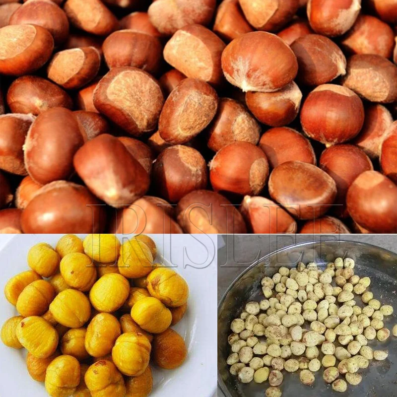 Небольшая Автоматическая машинка для очистки каштанов
