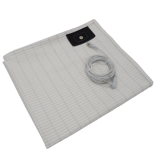 Factory Supplying earthing bed sheets 5% Silver Bed Mat With Cord Grounded Improving sleep Grounding Bed Sheet