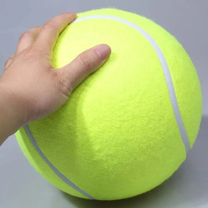 9.5 inch 24cm inflatable customized holiday event gifts name printed signature dog jumbo tennis ball