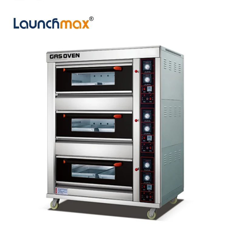 Factory Wholesale Gas Oven Home use Automatic Gas Single Deck Oven for sale With inventory items