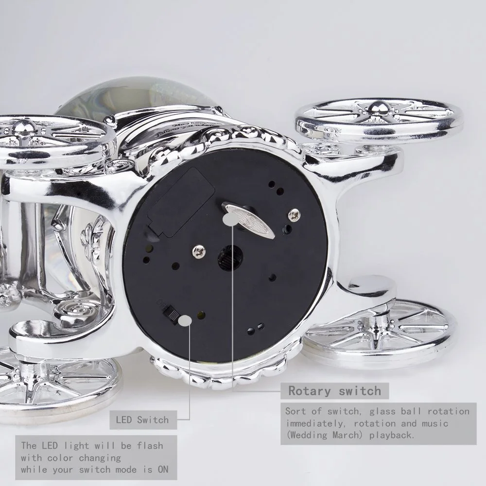 Романтическая жемчужная Музыкальная шкатулка с изображением белого цвета слоновой кости и серебра