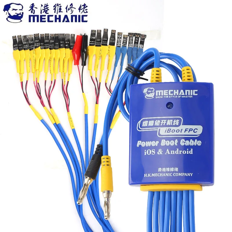 Кабель для проверки источника питания Mechanic iBoot FPC, устройство для загрузки мобильного телефона для iPhone, Samsung, Huawei, OPPO, Xiaomi, контрольная линия для ремонта