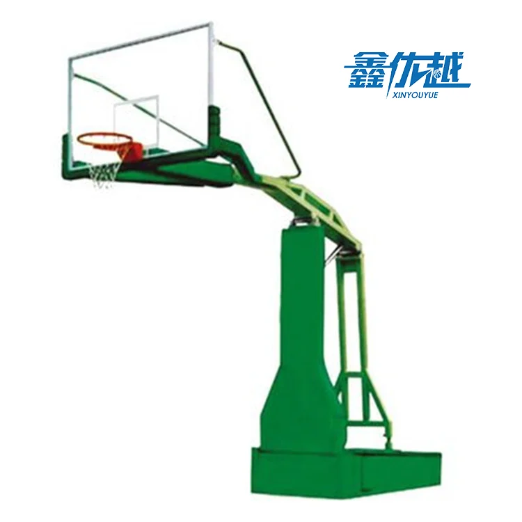 
Hot Sell BasketBall Hoops in Ground Adjustable With Tempered Glass Backboard Form China 